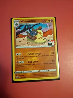 Wormadam Pokemon Prize Pack Series 2 Promo Stamped Pokemon Card NM/LP Fighting - Image 1