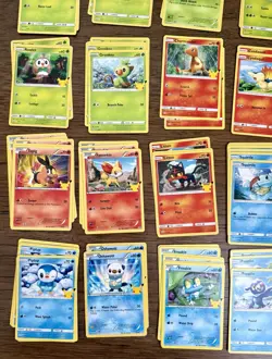 Pokemon [82] Card Lot 25th Anniversary 2021 McDonalds Non Holo Pikachu - Image 3