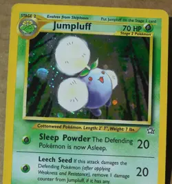 Jumpluff 7/111 Rare Holo Neo Genesis Set Pokemon Card MP - Image 2