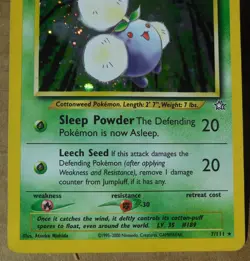 Jumpluff 7/111 Rare Holo Neo Genesis Set Pokemon Card MP - Image 3