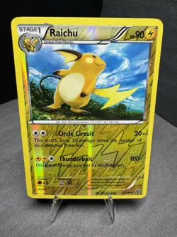 Pokemon TCG: Raichu 43/146 Reverse Holo XY Base Set Card 2014 - Image 2