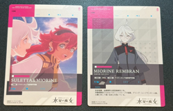 Gundam Arsenal Base Suletta & Miorine 2-046 N Miorine Rembran 2-006 UR Card Set - Image 2