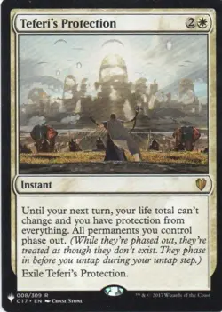 MTG: The List Reprints: Teferi's Protection: Lightly Played Condition - Image 1