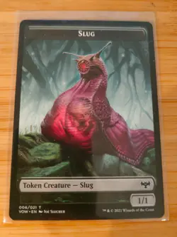 MTG Slug Token 006 Innistrad: Crimson Vow M/NM Free UK P&P - Image 1