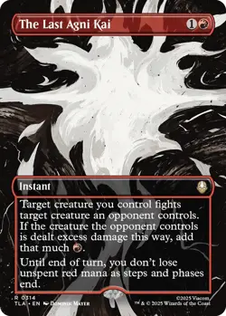 The Last Agni Kai (Borderless) - 314 - TLA - NM - Foil - Image 1