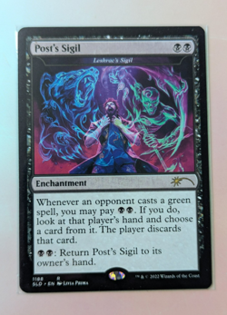 Post's Sigil - Leshrac's Sigil (Post Malone) #1188 LP - Secret Lair Drop - Image 1