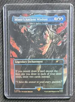 Magic The Gathering Secret Lair Mimir’s Ancient Wisdom Rare Foil - Image 1