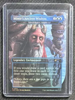 Magic The Gathering Secret Lair Mimir’s Ancient Wisdom Rare Foil - Image 2