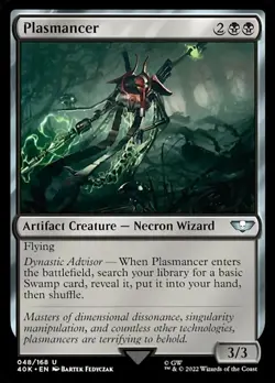 Light Play x 1 Plasmancer - Surge Foil Commander: Warhammer 40,000 Variants - Image 1