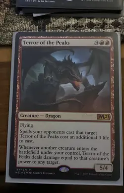 Terror of the Peaks FOIL MYTHIC RARE magic the gathering core 2021 - Image 1