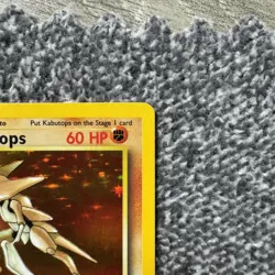 VINTAGE Pokemon TCG Kabutops Holo Rare Card 9/62 Fossil Unlimited 1999 MP - Image 4