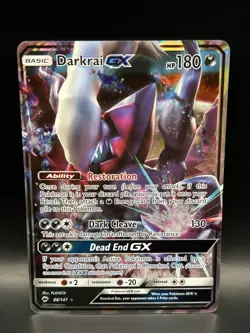 Darkrai GX 88/147 - Pokemon Burning Shadows Card - LP - Image 1