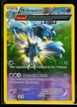 Pokemon NIDOQUEEN 69/160 - XY Primal Clash - RARE Rev Holo - NEAR MINT/MINT - Image 1