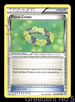 Floral Crown RC26/RC32 Common Generations Pokemon Lightly Played - Image 1