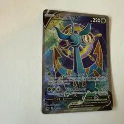 Dhelmise V 187/202 Sword & Shield NM Ultra Rare Full Art Pokemon Card - Image 2