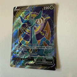 Dhelmise V 187/202 Sword & Shield NM Ultra Rare Full Art Pokemon Card - Image 3