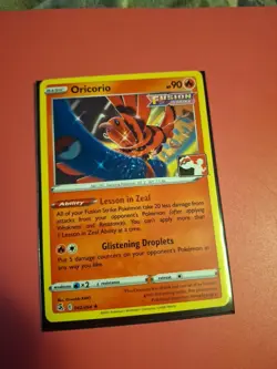 Oricorio Pokemon Prize Pack Series 2 Promo Pokemon Card NM. Play Stamp - Image 1