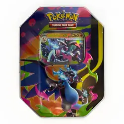 Pokemon TCG Mega Charizard X Tin New Factory Sealed 4 Booster Packs - Image 1