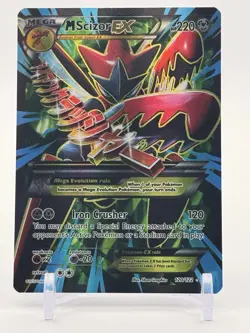 2016 Pokemon XY Breakpoint M Scizor EX Full Art 120/122 #120 NM - Image 1