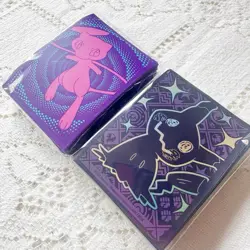 Pokemon TCG Mew + Mimikyu Fusion Strike & Paldean Fates Card Sleeves New Unused - Image 2