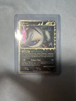 Absol Prime 2010 HG SS Triumphant Holo Rare Pokemon Card #91/102 HP-DMG - Image 1
