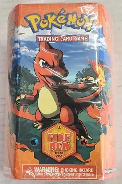 2004 POKEMON EX FIRE RED (CHARMANDER) THEME DECK FACTORY SEALED/NEW - Image 1