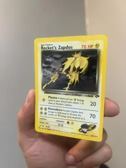 Rocket's Zapdos 15/132 Holo R Gym Challenge PokemonWOTC 2000 EN LP - Image 3