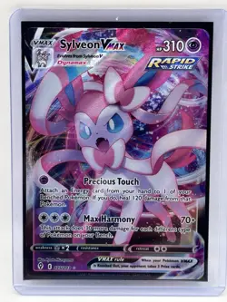Pokemon Sylveon VMAX 075/203 Evolving Skies Ultra Rare Rapid Strike Holo - Image 1