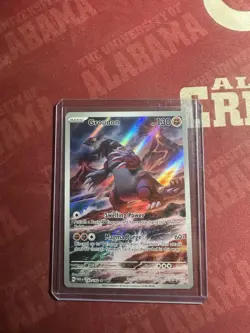 Pokemon Groudon Full Art Holo Illustration Rare 199/182 SV04 Paradox Rift Card - Image 1