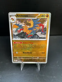 Archeops (Master Ball Pattern) 051/086 Rare White Flare Pokemon NM - Image 1