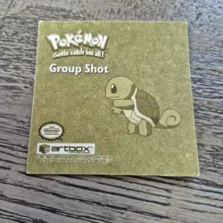 Vintage 1999 Artbox Pokemon Group Shot R14 Gold Sticker Series 1 Prism Holo - Image 4