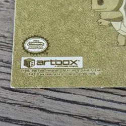 Vintage 1999 Artbox Pokemon Group Shot R14 Gold Sticker Series 1 Prism Holo - Image 5