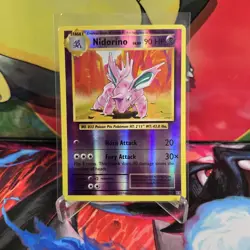 2016 Pokemon XY Evolutions -Nidorino- Reverse Holo Uncommon 44/108 - Image 1