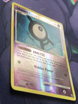 Unown A 65/130 - Diamond & Pearl Base - Reverse Holo Pokemon — NM + NEAR MINT - Image 3