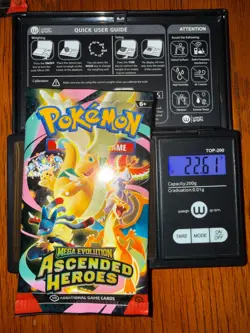 (HEAVY)🔥 22.61g Pokemon TCG Ascended Heroes Booster Pack Sealed Brand New✅ - Image 1