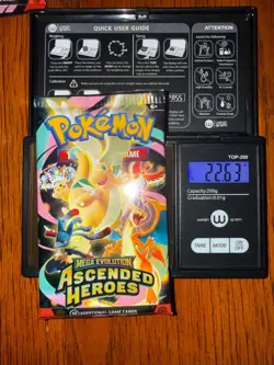 (HEAVY)🔥 22.63g Pokemon TCG Ascended Heroes Booster Pack Sealed Brand New✅ - Image 1