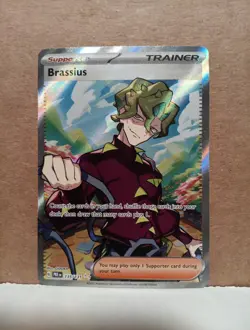 Pokemon TCG Brassius Full Art 135/131 Prismatic Evolutions Near Mint - Image 1