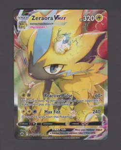 Pokemon Crown Zenith Zeraora VMAX GG42/GG70 - Image 1