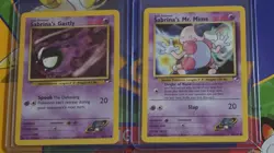 4 Sabrina's Gastly, Mr. Mime, Slowpoke Venonat 96/132 - Pokemon Grass Gym Heroes - Image 2
