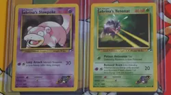4 Sabrina's Gastly, Mr. Mime, Slowpoke Venonat 96/132 - Pokemon Grass Gym Heroes - Image 3
