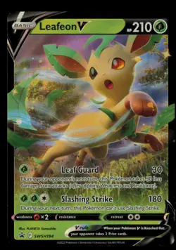 Leafeon V SWSH194 Holo Promo Sword & Shield Promo Pokemon Near Mint - Image 1