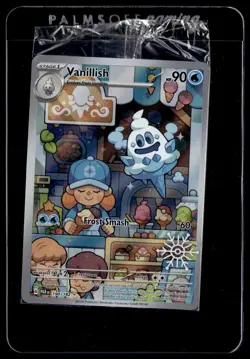 Vanillish 190/182 Paradox Rift 2025 Holiday Stamped Promo Rare Pokemon - Image 1