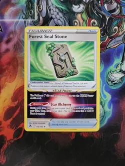Pokemon TCG Forest Seal Stone 156/195 Silver Tempest Non-Holo Deck Exclusive NM - Image 1