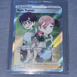 Pokemon Gym Trainer 068/072 Shining Fates Ultra Rare Full Art Holo English TCG - Image 1