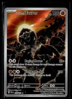 Paldean Tauros 218/193 Paldea Evolved Illustration Rare Pokemon - Image 1