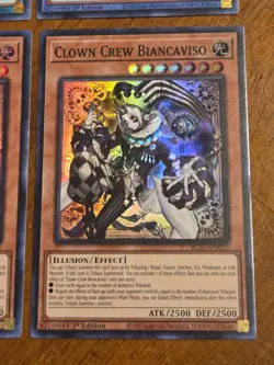 Clown Crew Biancaviso BLZD-EN015 (x2) Super Rare Yugioh Blazing Dominion + BONUS - Image 3