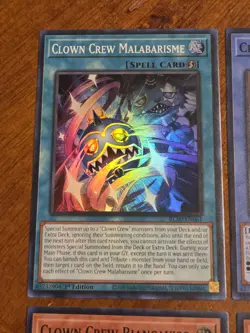 Clown Crew Biancaviso BLZD-EN015 (x2) Super Rare Yugioh Blazing Dominion + BONUS - Image 5