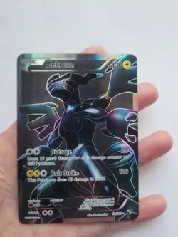 Pokemon TCG Zekrom 114/114 Black and White Holo Card - Image 1