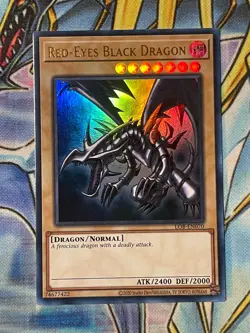 Yu-Gi-Oh! Red-Eyes B. Dragon LOB-EN070 25th Anniversary Unlimited Edition NM - Image 1