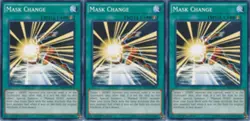Mask Change X 3 1st MINT YU-GI-OH! SDHS Hero Strike / LEHD - Image 1